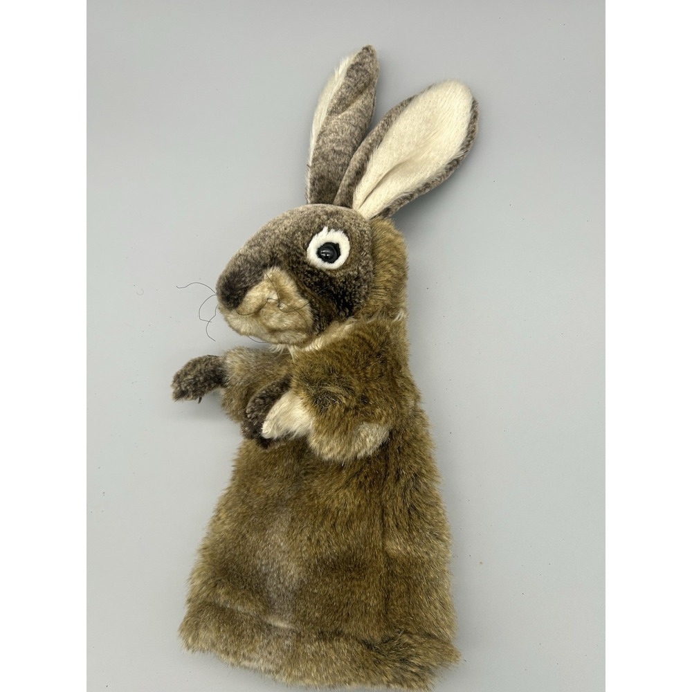 Folkmanis Puppets‎ Hand Puppet Beautiful Brown Bunny Rabbit Pretend Play
